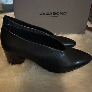 Vagabond Black Heeled Women's Shoes